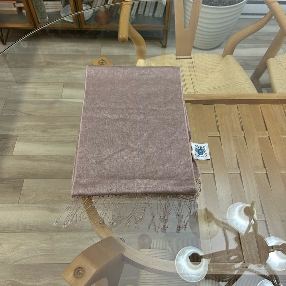 Cashmere Scarf with Fringe